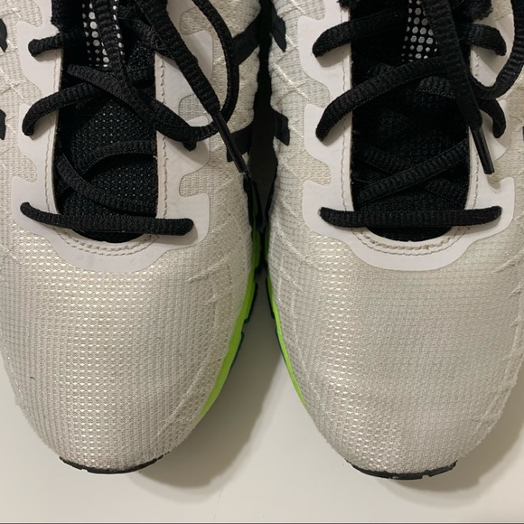 Asics Mens Gel Quantum 180 4 Shoes Size 12 White Safety-Yellow 1021A104-104 - Picture 9 of 11